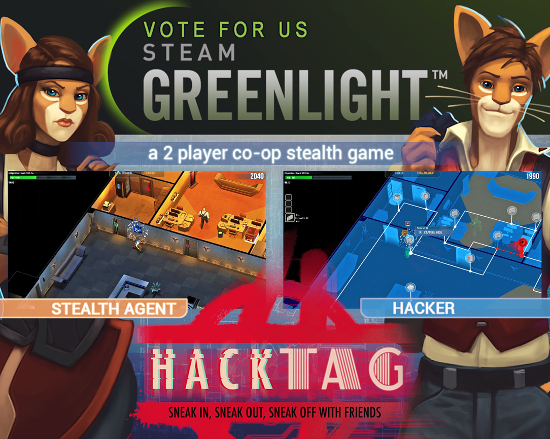 Hacktag Co-Op Stealth Game Now Available on Steam